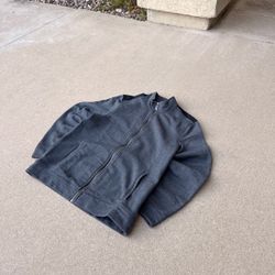 Calvin Klein Full Zip Gray Hoodie Men’s Medium