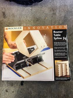Rockler Router table spline Jig