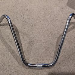 NEW CHROME STINGRAY STYLE V BICYCLE HANDLEBARS, 13" RISE