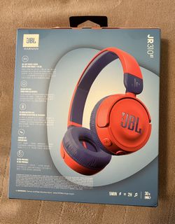 JBL Jr310BT Kids Wireless On-Ear Headphones (Red/Blue)**