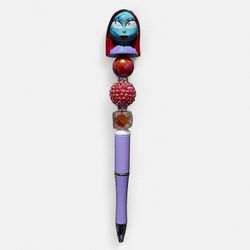Sally Nightmare Before Christmas Beaded Ballpoint Twist Pen