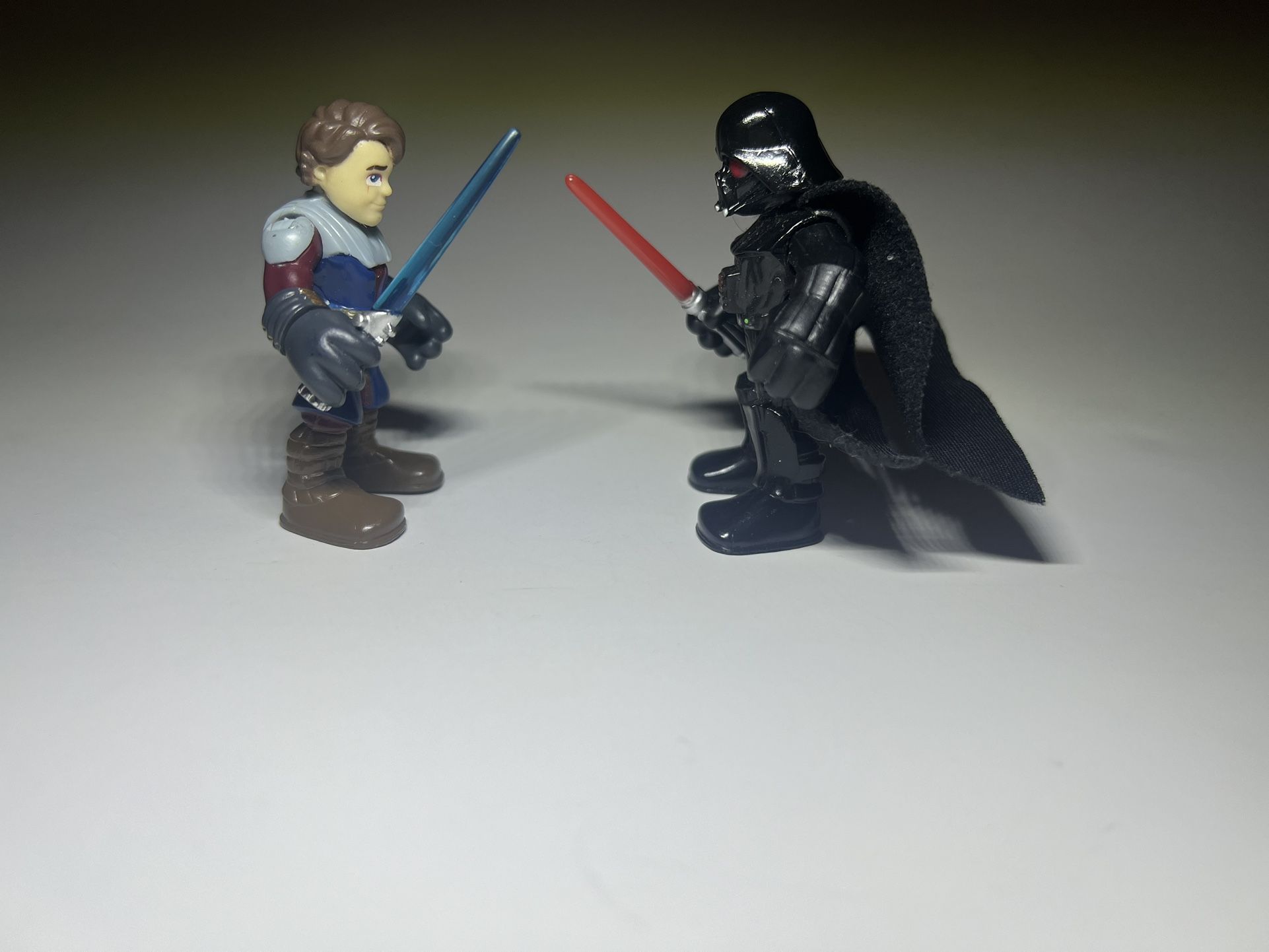 Playskool Star Wars Galactic Heroes DARTH VADER Action Figure 2.75" And Anakin Skywalker