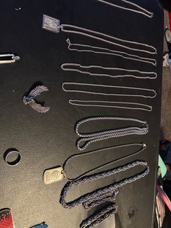 Mixed Silver-Tone Chain Necklace Lot