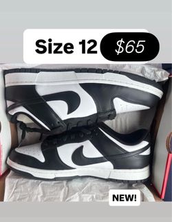 Nike panda dunks brand new size 12 men 13 men 8 men also 5.5y or 6y