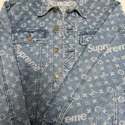 Louis Vuitton X Supreme Denim Jacket 