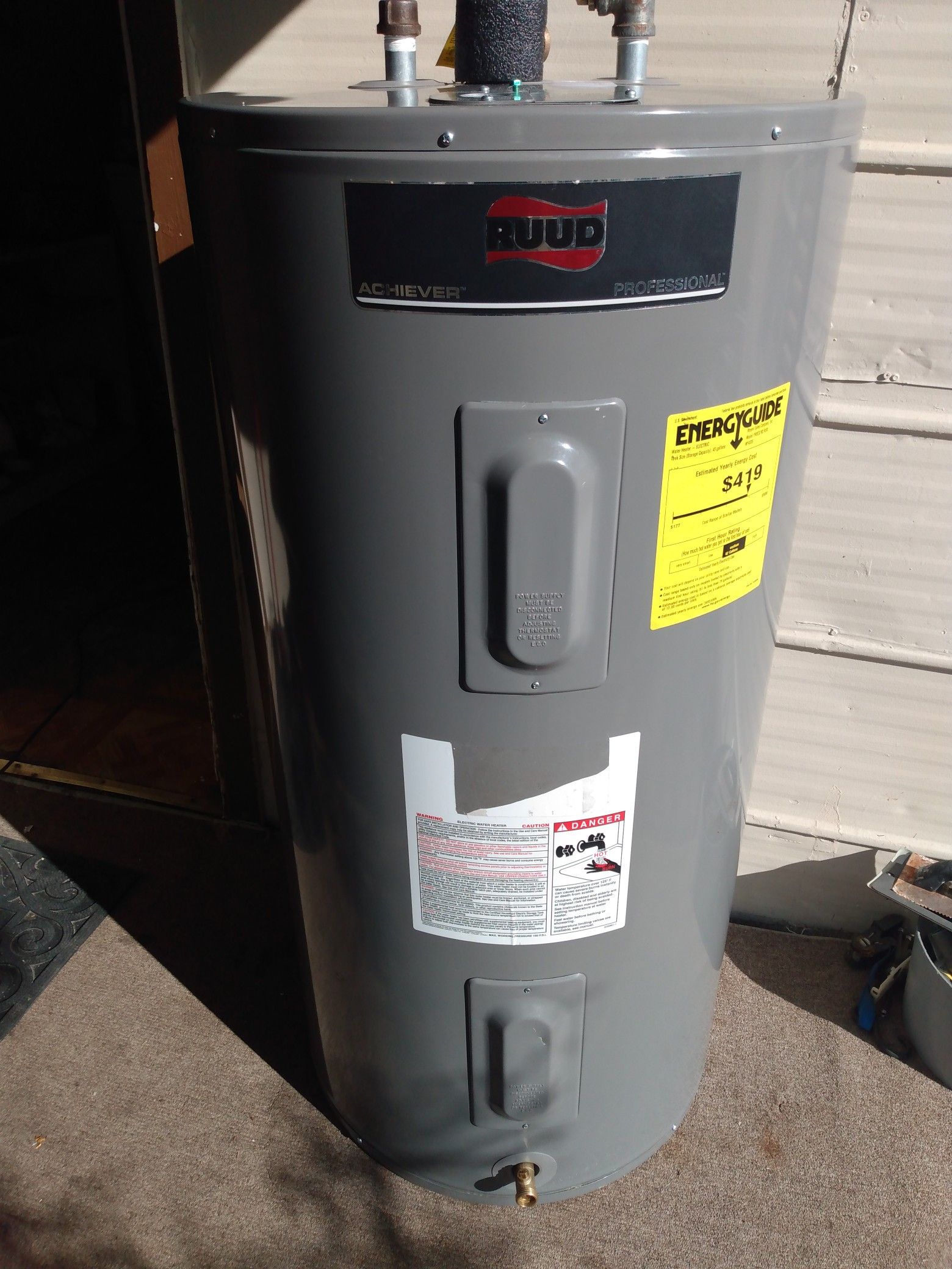 Electric water heater / boiler electrico