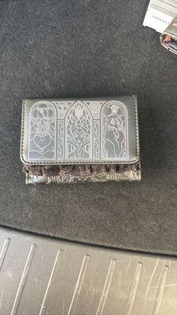 Disney Villains Stained Glass Trifold Wallet