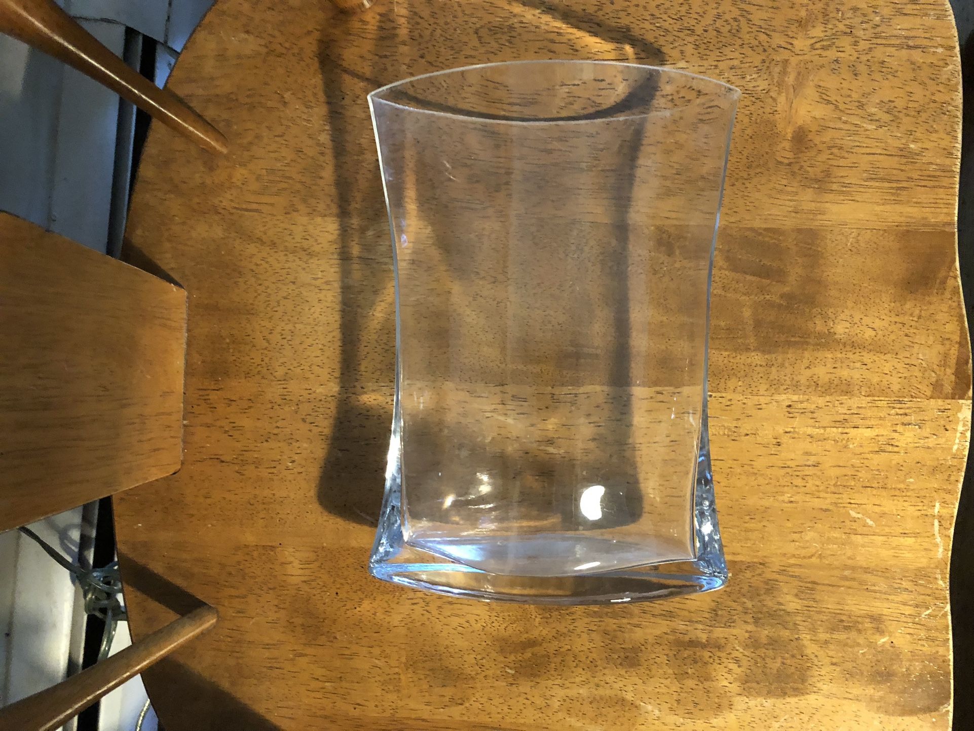 Clear Glass Flower Vase