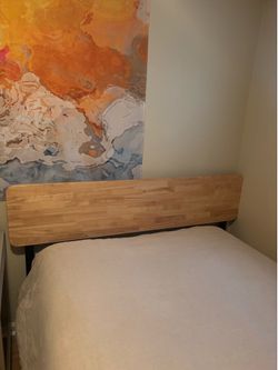 queen size headboard w mattress