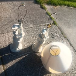 Vintage  Dolphins  Lamps