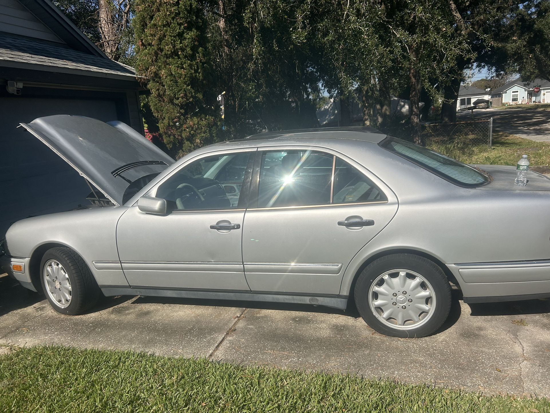 1999 four-door Mercedes sedan. 163k miles Has Brand new tires$643. It has not been driven in a while It Runs Then Shuts Off After A while. .Clean TITL