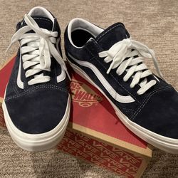 Vans Old School Navy Blue Size 10.0