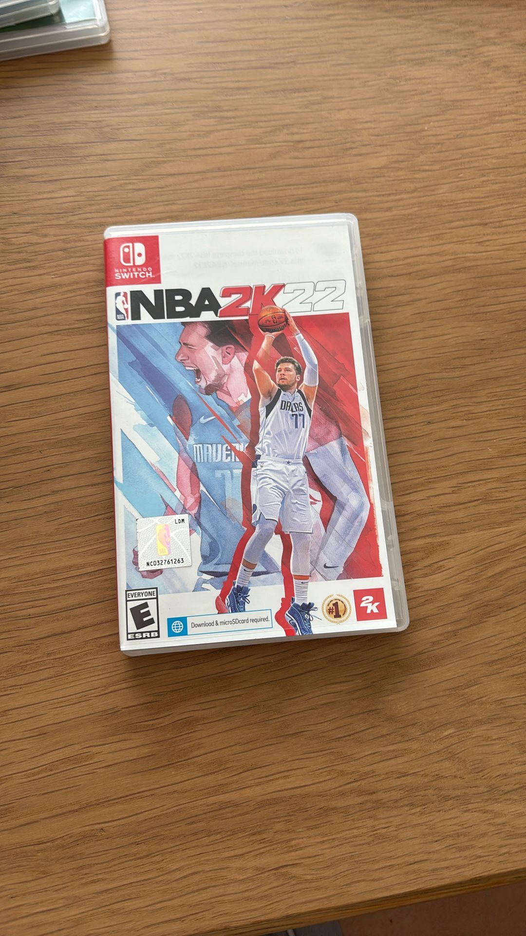 NBA2k22 Nintendo game