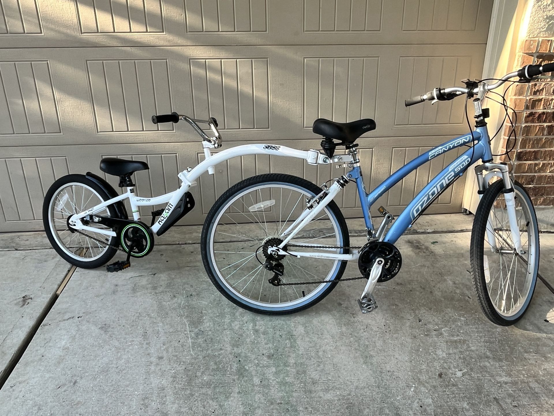 π΄ββοΈ WeeRide Kazam Co-Pilot Tag-Along Trailer Bike β Folds + Hitch Included!