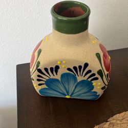 Mexican Hand Painted Vase