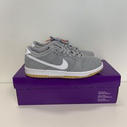 Nike SB Dunk Low Pro ISO - Orange Label Wolf Grey Gum - Size 7.5M/9W - Brand New  