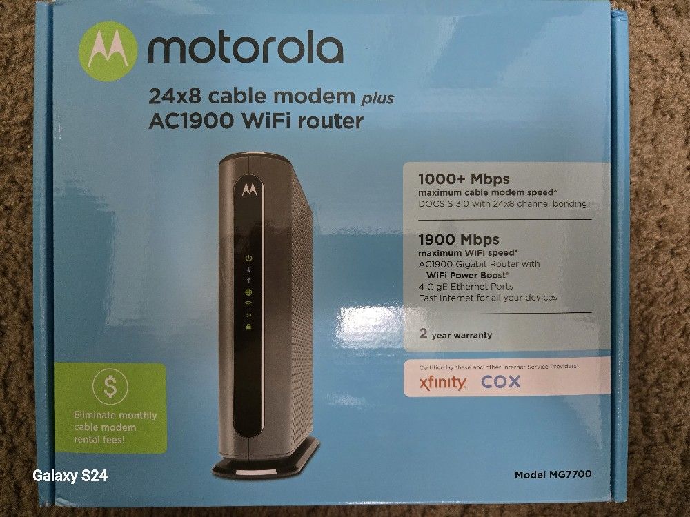 Motorola AC1900 Cable/Modem