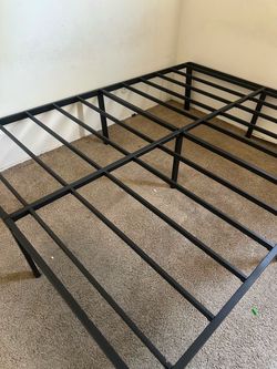 18” Queen Metal Bed Frame – Black