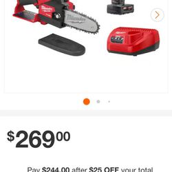 Millwaukee 12v Chainsaw 