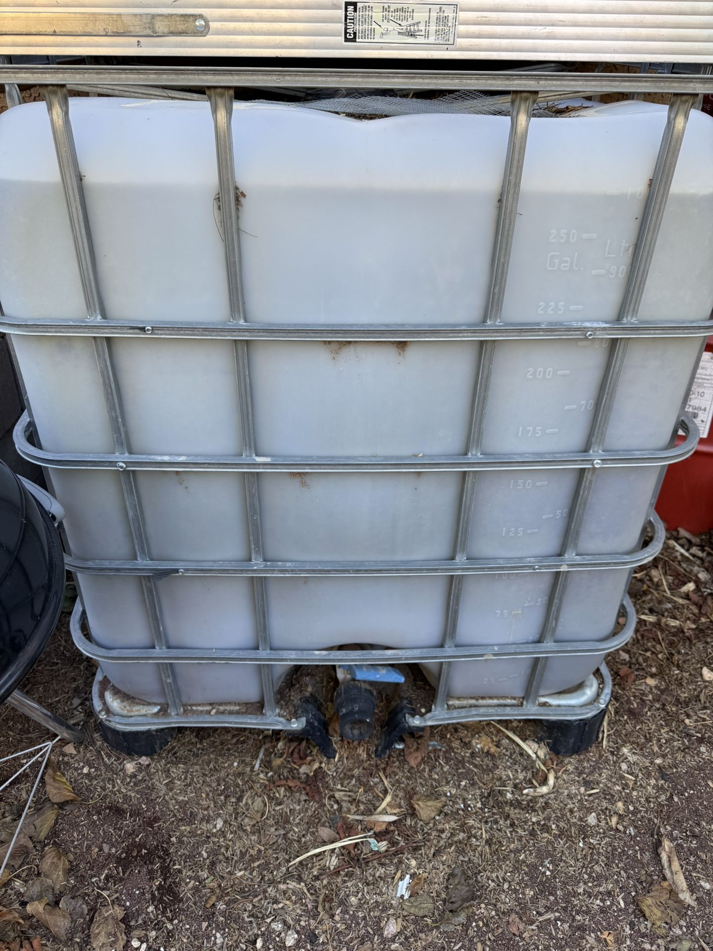 IBC Tote. 250 Gallon