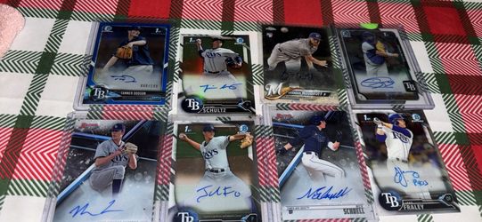 Rays signed baseball cards for sale