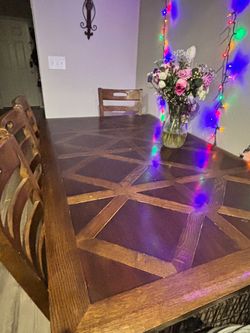 Wood table