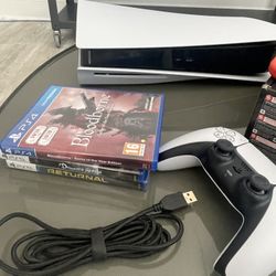 PS5 Disc Edition With 3 Games