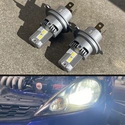 H4 6K Bright White 16000 Lumens LED Lights For $40