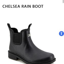 Jambu Chelsea Rain Boot Size 7 Black