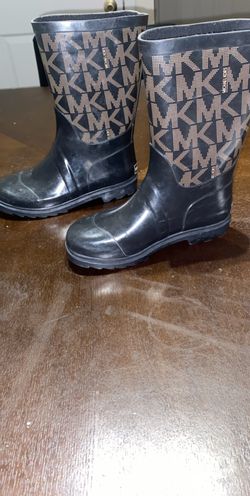 Authentic little girls size (13) Michael Kors rain boots