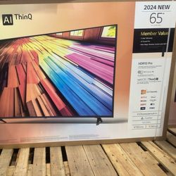 Best Deals.  65" Screen Led Smart 4k By LG ThinQ.  1 YEAR WARRANTY 