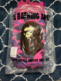 Purple BAPE hoodie size M