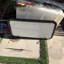 RV storage door brand new