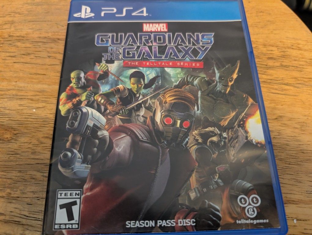 Guardians Of the Galaxy Telltale Game PS4