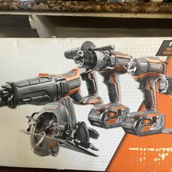 Ridgid Gen 5x 18v 5pc Combo Kit