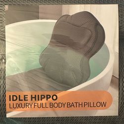Idle Hippo Luxury Full Body Bath Pillow