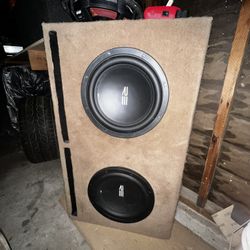 RE Audio 12” Subwoofers In 3rd Row Box