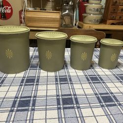 Vintage Tupperware Canister Set