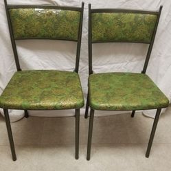Vintage Folding Gatefield Chairs By COSCO