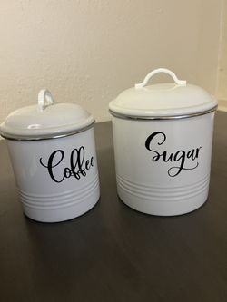 Coffee & Sugar Containers