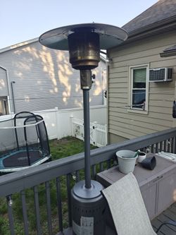 Patio porch propane powered heater