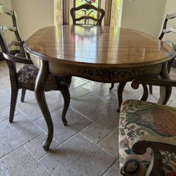 6 Dining Chairs W Table