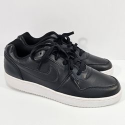 Nike Ebernon Low Black White Athletic Casual Shoes Women's Size 11 (AQ1779-001)