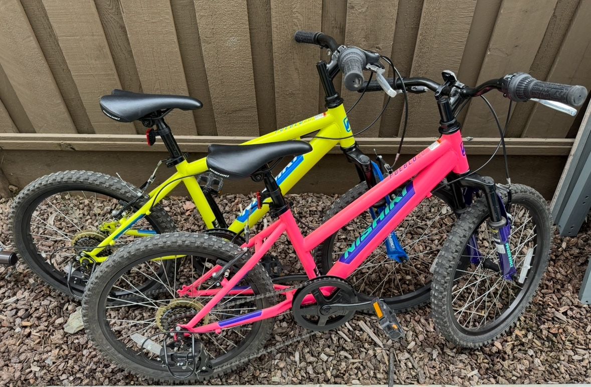 Two Nishiki 20” Youth Bicycles — Perfect Holiday Gift