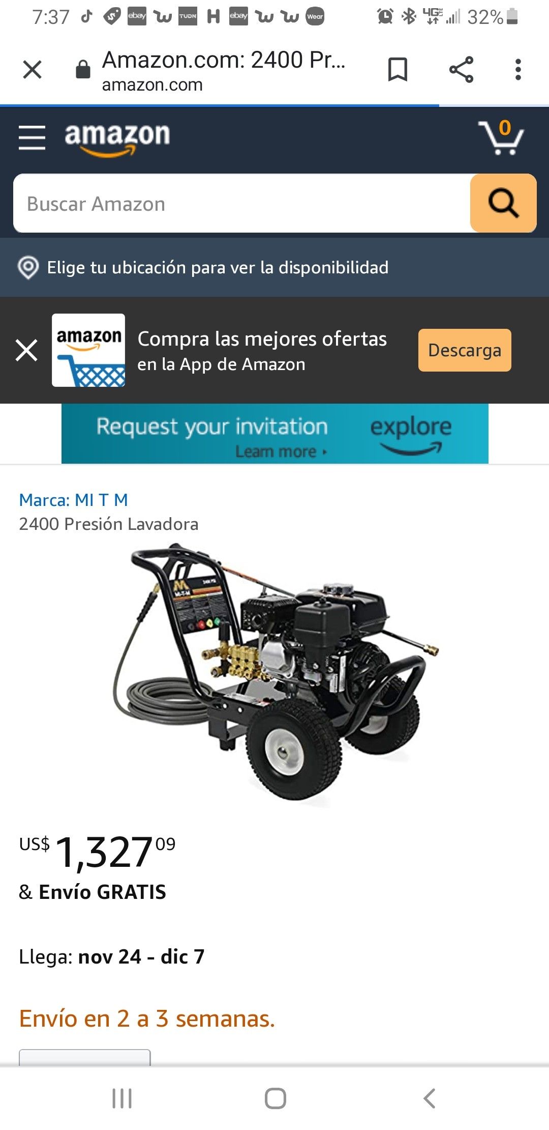 MI TM HONDA 2400 PSI