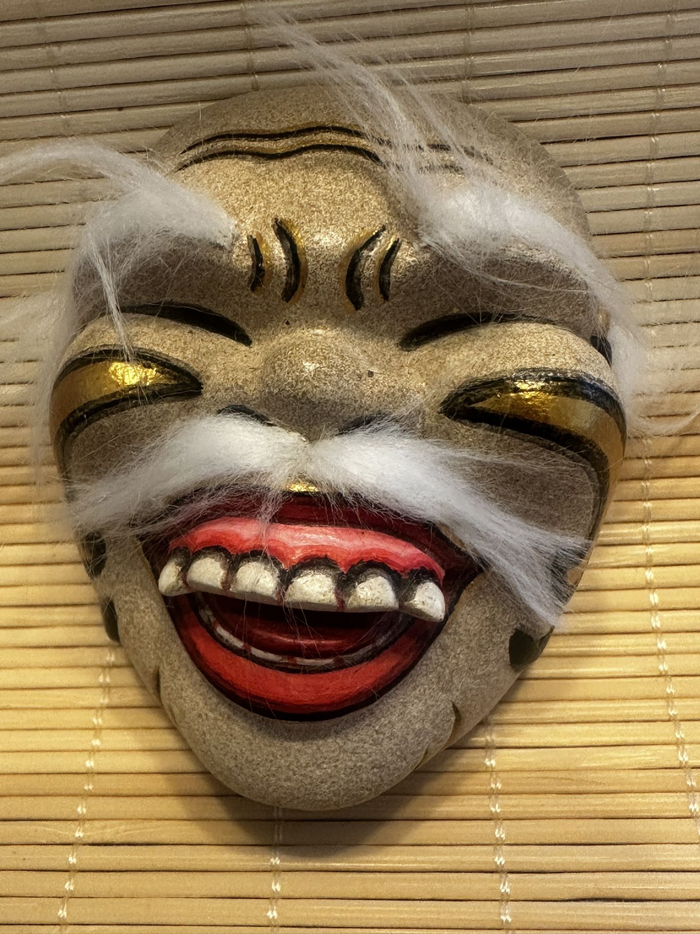 Balinese Topeng mask, Hand Carved  Balinese Topeng mask,