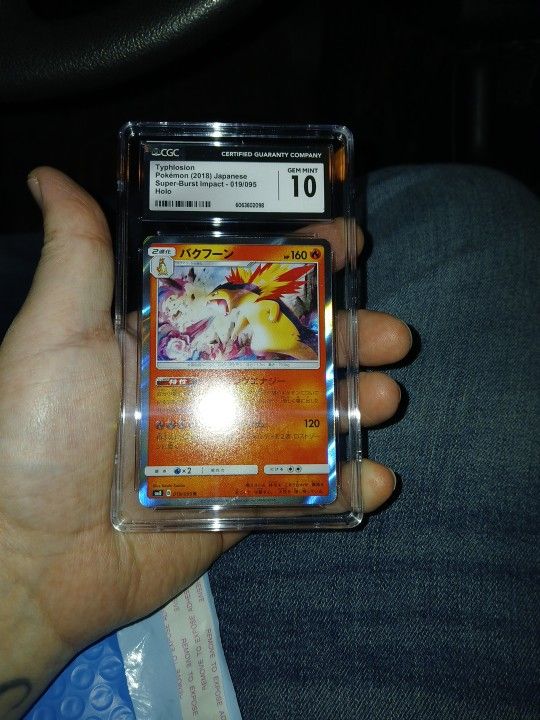 Pokémon card grade 10.