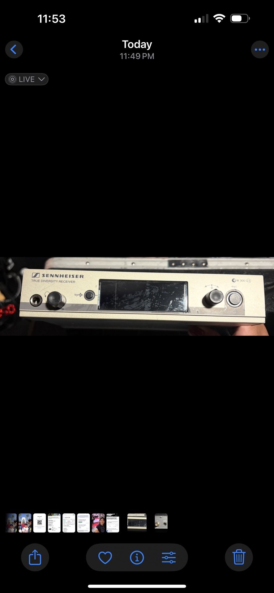 SENNHEISER RECEIVER