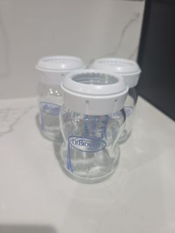 Dr Brown's glass bottles