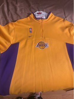 Los Angeles Lakers Authentic  NBA Nike warm up jersey